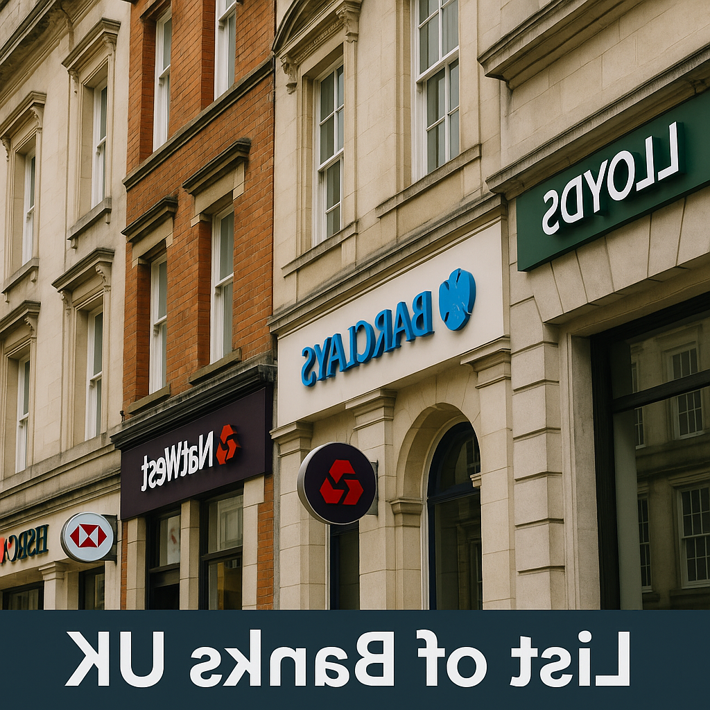 list of banks UK